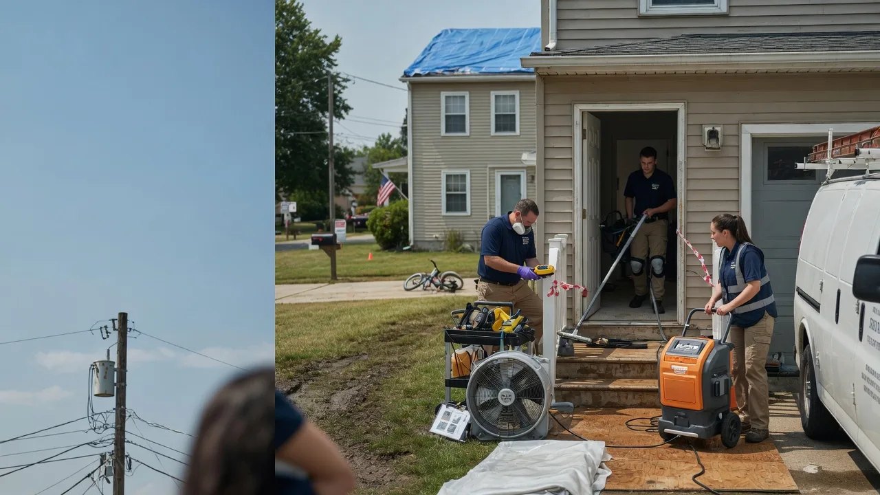 Water Damage Repair in Lower Salem, OH near me